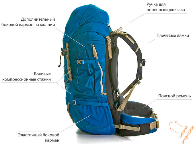 Анатомия туристического рюкзака