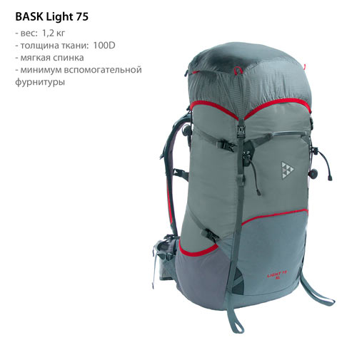 Очень легкий рюкзак BASK Light