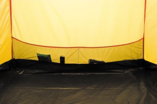 Карманы во внутренней палатке Карманы во внутренней палатке Четырехместная кемпинговая палатка-полубочка с большим тамбуром Alexika Apollo 4 зеленый