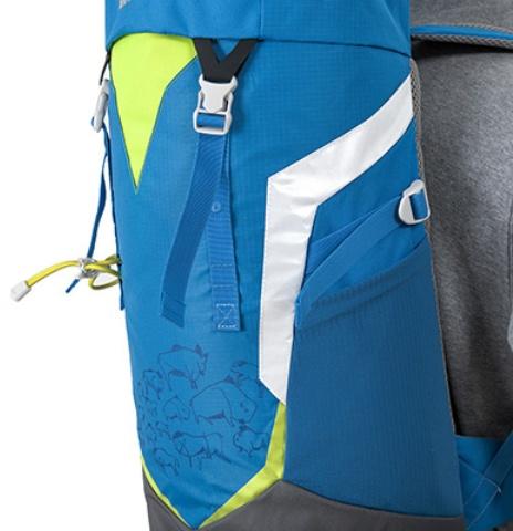 Светоотражающие полоски - Яркий и удобный рюкзак для путешественников старше 10 лет Mani lilac