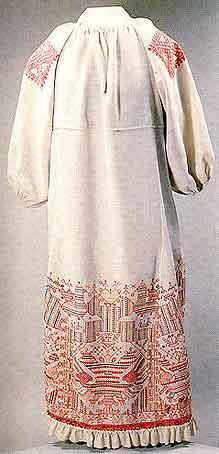 Женская рубаха, конец XIX в
