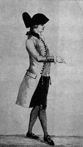 Мужской костюм 18 века. 