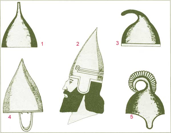 Ассирийские шлемы