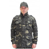 1223 Куртка тактическая  кмф черный 10С12-КВ р.4965/1
