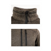 Куртка мужская трикотаж коричневый меланж (4264А)