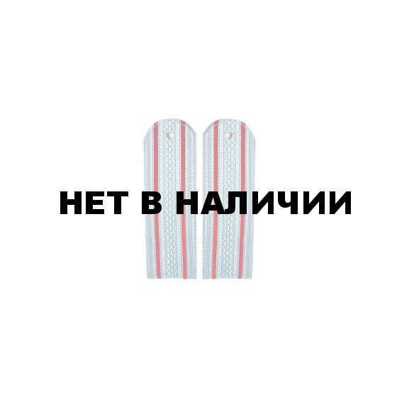 Погоны Полиция Старшего офицерского состава на рубашку без кантов пластик