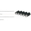 Лёгкий надувной туристический коврик Alexika 600 Light 9327.7010
