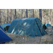 Пятиместная комфортабельная кемпинговая палатка с тремя входами и большим тамбуром Alexika Victoria 5 Luxe зеленый