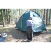 Трехместная кемпинговая палатка купольного типа Alexika Minnesota 3 Luxe зеленый
