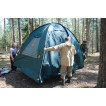 Трехместная кемпинговая палатка купольного типа с алюминиевыми дугами Alexika Minnesota 3 Luxe Alu зеленый