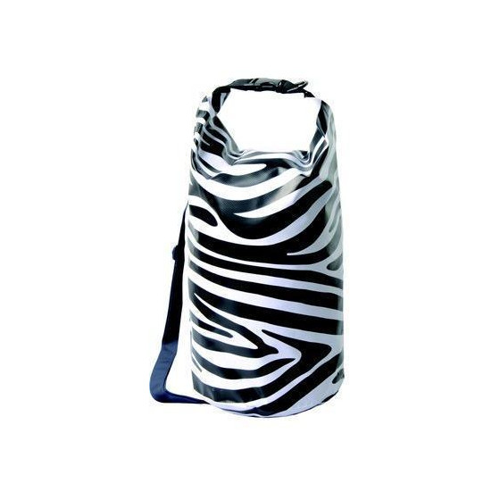 Гермомешок Зебра с плечевым ремнём 10 л AceCamp Zebra Dry Sack with strap, 10L 2466