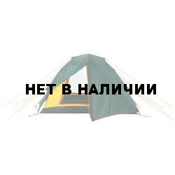 Универсальная двухместная туристическая палатка с двумя входами и двумя тамбурами Alexika Rondo 2 зеленый