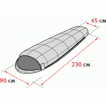 Лёгкий трекинговый спальный мешок увеличенной ширины с капюшоном KSL Trekking Wide 6224.0101