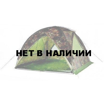Устойчивый даже без ветровых оттяжек купол-шатер используется для организации кухни-столовой или склада Tengu Mark 66T 7157.4121