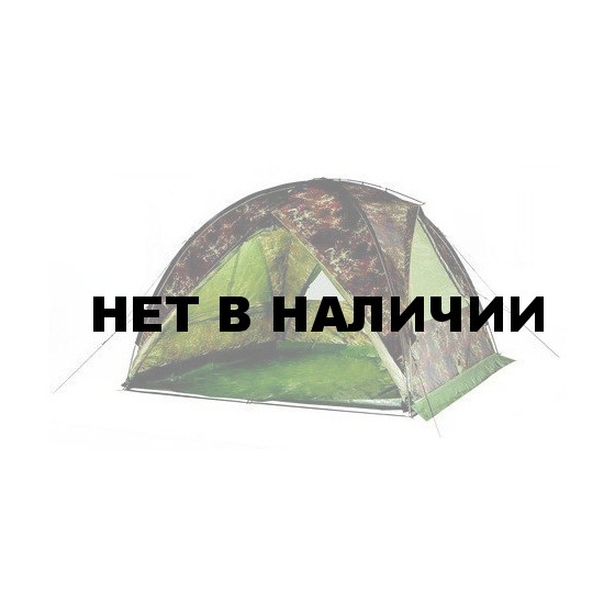 Устойчивый даже без ветровых оттяжек купол-шатер используется для организации кухни-столовой или склада Tengu Mark 66T 7157.4121