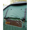 Четырехместная кемпинговая палатка с двумя спальнями и тамбуром посередине Alexika Indiana 4 беж