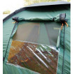 Четырехместная кемпинговая палатка с двумя спальнями и тамбуром посередине Alexika Indiana 4 беж
