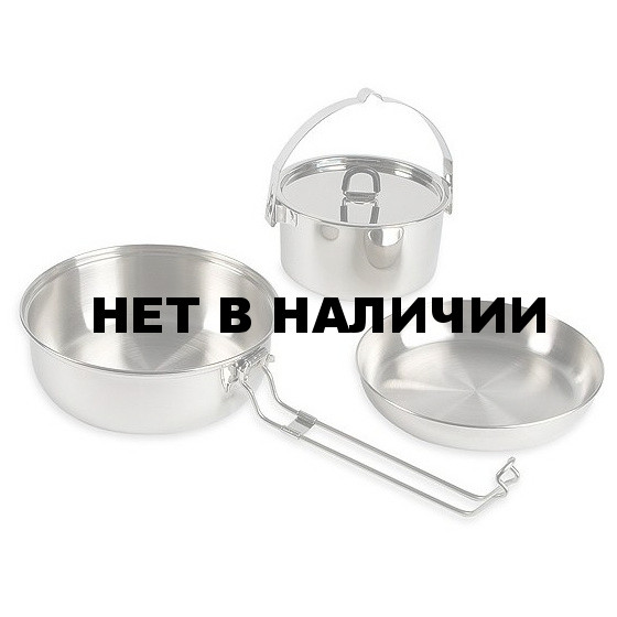 Набор посуды из трех предметов Camp Set L, without Description, 4114