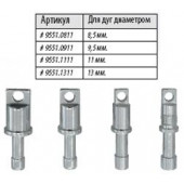 Алюминиевые наконечники под люверсы для алюминиевых дуг Lock Tips ALU 13 9551.1311