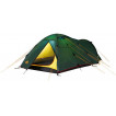 Трехместная туристическая палатка купольного типа для путешествий с велосипедами или большим багажом Alexika Tower 3 зеленый