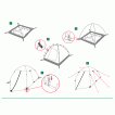 Лёгкая двухместная туристическая палатка Alexika Scout 2 зеленый
