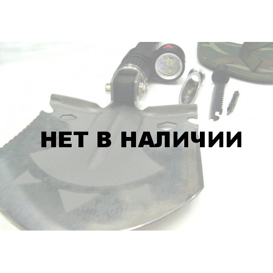 Лопата складная туристическая SWAT NK-BG154 с фонарем
