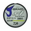 Леска плетеная Daiwa J-Braid X4 135м 0,07мм желтая