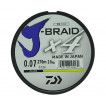 Леска плетеная Daiwa J-Braid X4 270м 0,07мм желтая