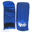 Перчатки тренировочные Realsport синий (L)