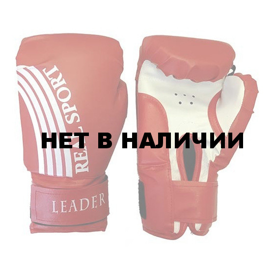 Перчатки боксерские Leader 4 унций, красный