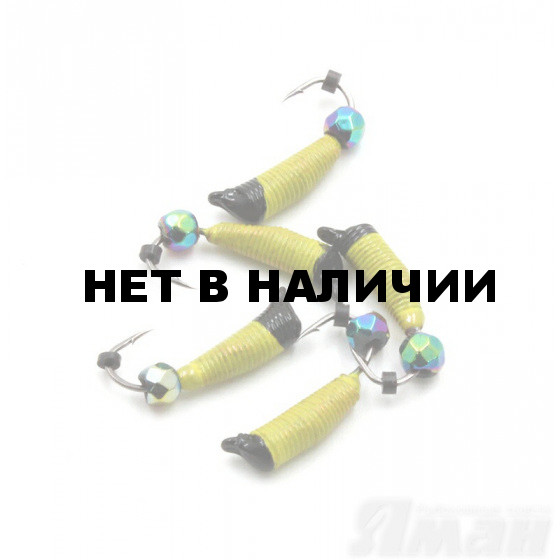 Мормышка вольфрам безнасадочная Яман Ручейник №5, d-2 мм, L-9.5 мм, 0,80 г (5 шт.) Я-МР1147
