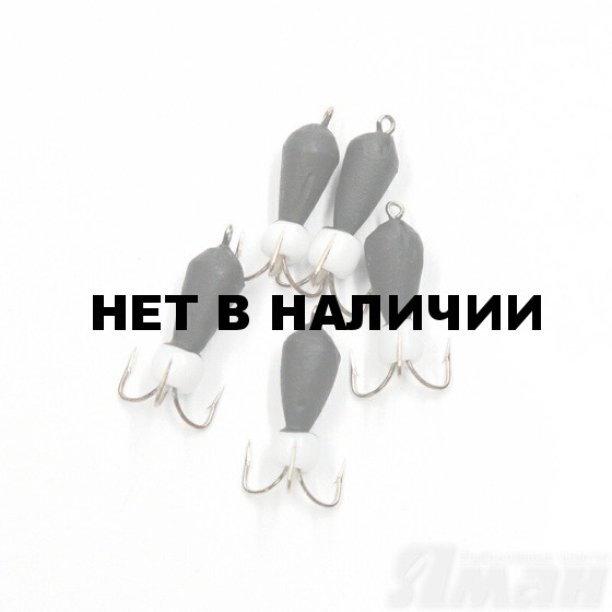 Мормышка вольфрам безнасадочная Яман Черт (дл.), d-4 мм, 1,5 г (5 шт.) Я-МР1363