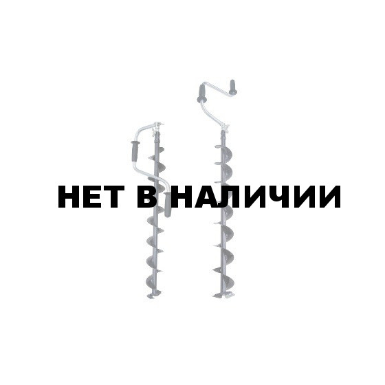 Ледобур Торнадо М2 (диаметр 150) без чехла, двуручный, телескопический, правый прямые ножи