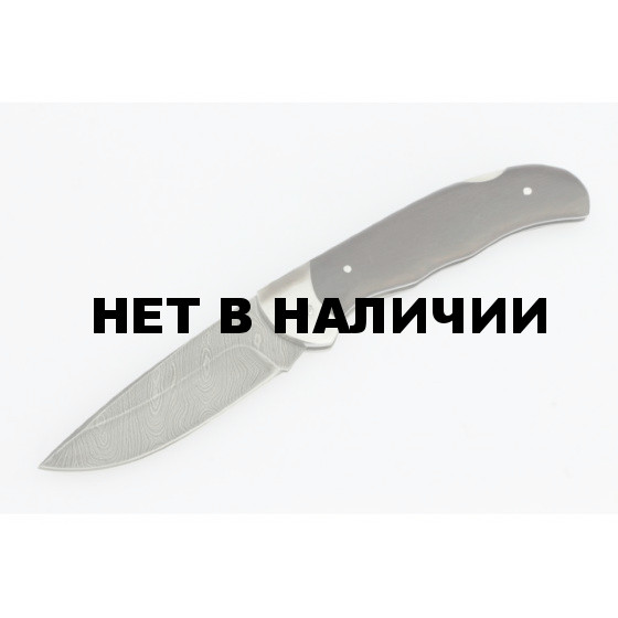 Нож складной Ворсма Клык дамасская сталь (кузница Семина)