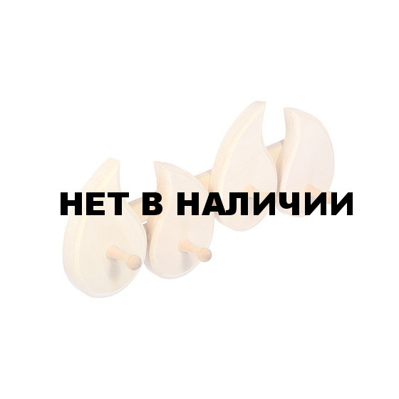 Вешалка Банные Штучки Огонек 4 крючка 32243