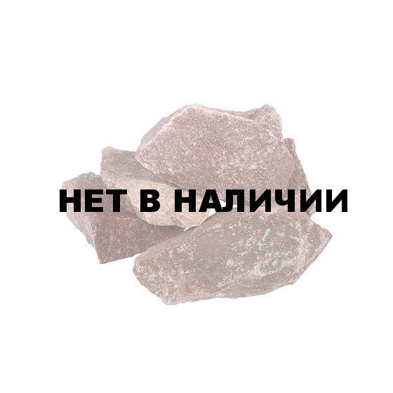 Камень для бани Банные Штучки Кварцит малиновый колотый 20 кг 3715