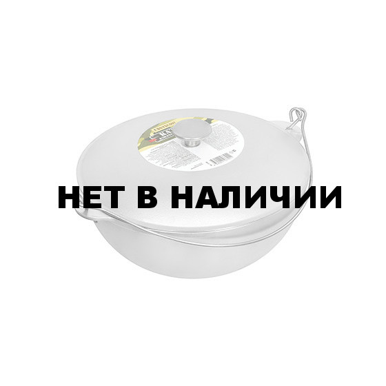 Казан алюминиевый литой с крышкой Boyscout 6л 61360