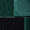 Коврик придверный пористый Vortex 40*60 черно-зеленый 22406