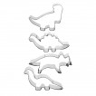 Формочки для печенья Marmiton Динозаврики нержавеющая сталь 4 шт 17062