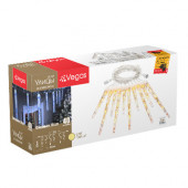 Уличная светодиодная гирлянда (теплый свет) Vegas Сосульки 40 LED, 10 штук, 2х0,3 м, 24V 55036
