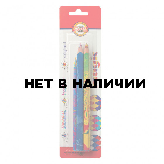 Карандаши многоцветные утолщенные KOH-I-NOOR Magic 3 шт 5,6/7,1 мм 9038003002BL