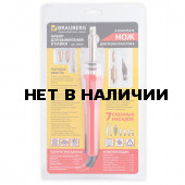 Набор для выжигания и пайки Brauberg 6 насадок + нож 150621