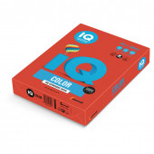 Бумага цветная для принтера IQ Color А4, 80 г/м2, 500 листов, кораллово-красная, CO44
