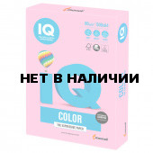 Бумага цветная для принтера IQ Color А4, 80 г/м2, 500 листов, розовая, NEOPI