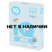 Бумага цветная для принтера IQ Color А4, 80 г/м2, 500 листов, голубой лед, OBL70