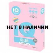 Бумага цветная для принтера IQ Color А4, 80 г/м2, 500 листов, розовая, PI25