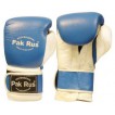 Перчатки боксерские Pak Rus ,кожа, 10 OZ синие (PR-12492) 