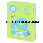 Бумага цветная для принтера IQ Color А4, 160 г/м2, 250 листов, зеленая, MA42