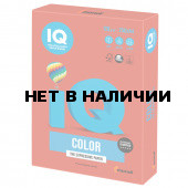 Бумага цветная для принтера IQ Color А4, 120 г/м2, 250 листов, кораллово-красная, CO44