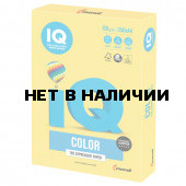 Бумага цветная для принтера IQ Color А4, 120 г/м2, 250 листов, канареечно-желтая, CY39